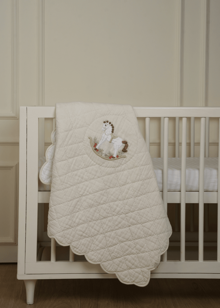 Rocking Horse Baby Blanket & Pillow Gift Set - Baby Jalebi