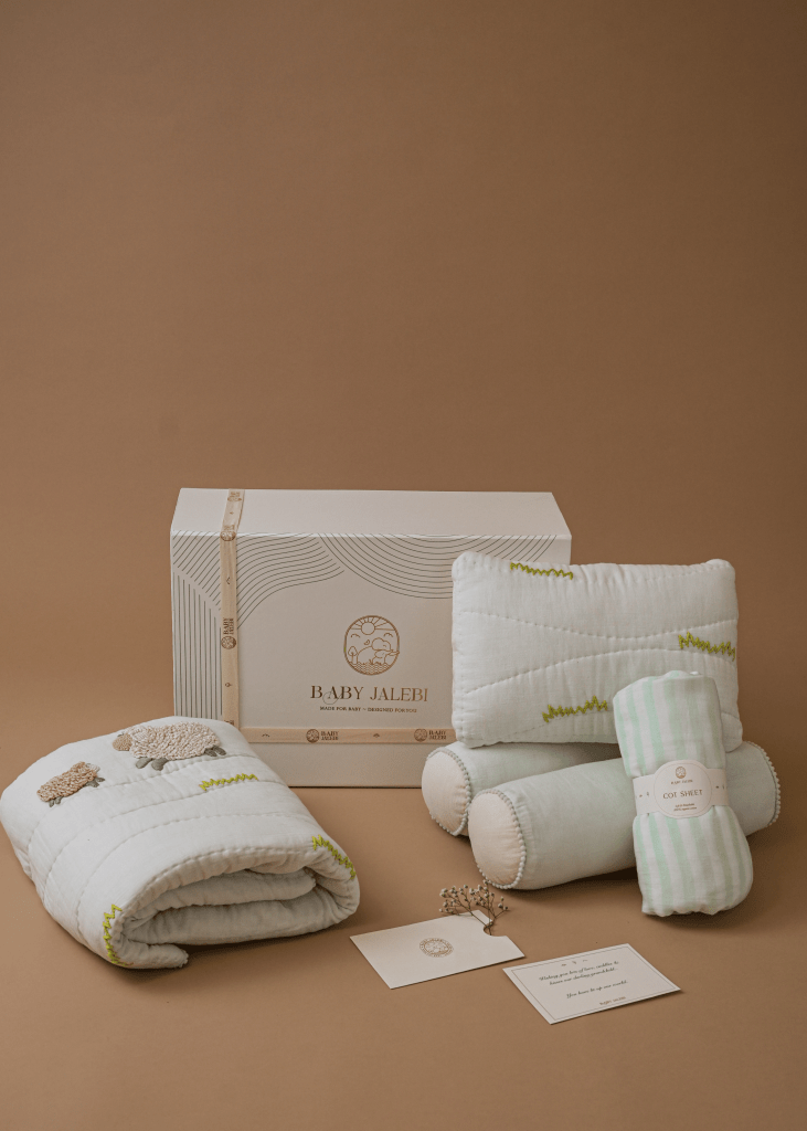 Counting Sheep Cot Bedding Set - Baby Jalebi