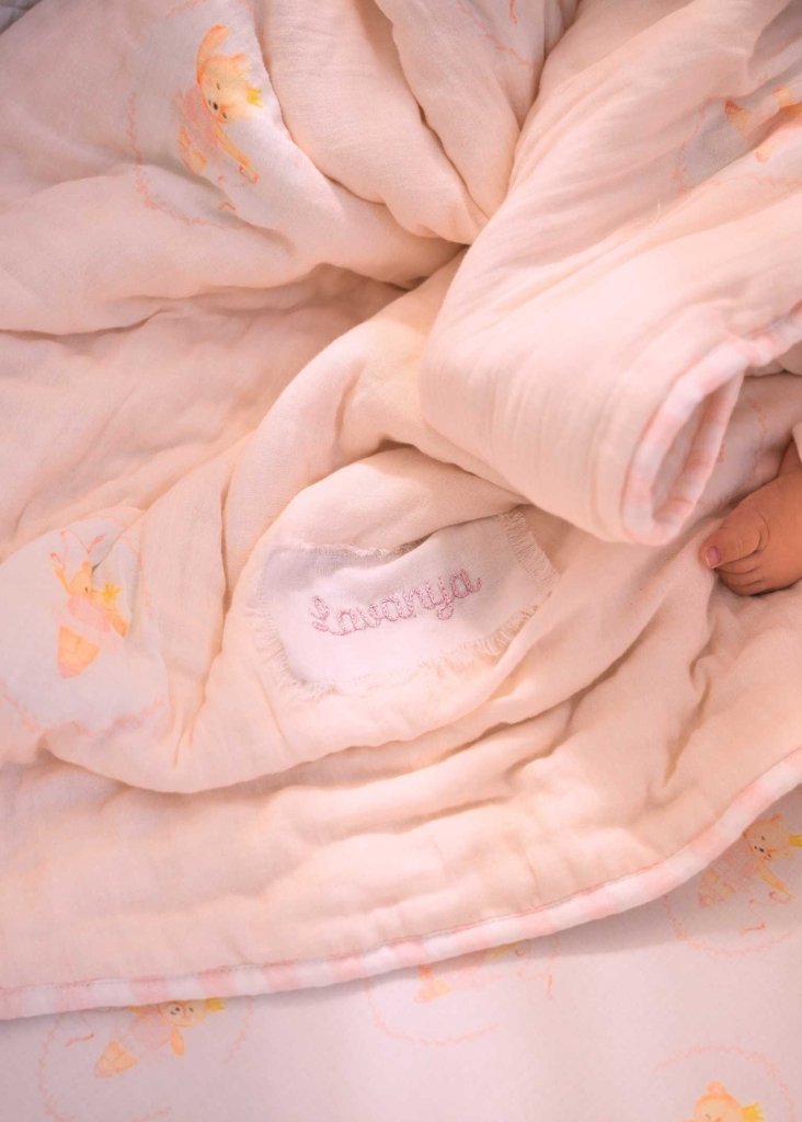 Prima Ballerina Bear Complete Cot Bedding Set with Bumper - Baby Jalebi