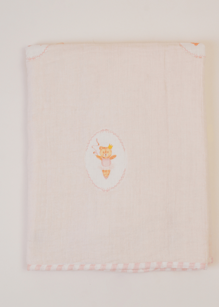 Prima Ballerina Bear Complete Cot Bedding Set with Bumper - Baby Jalebi