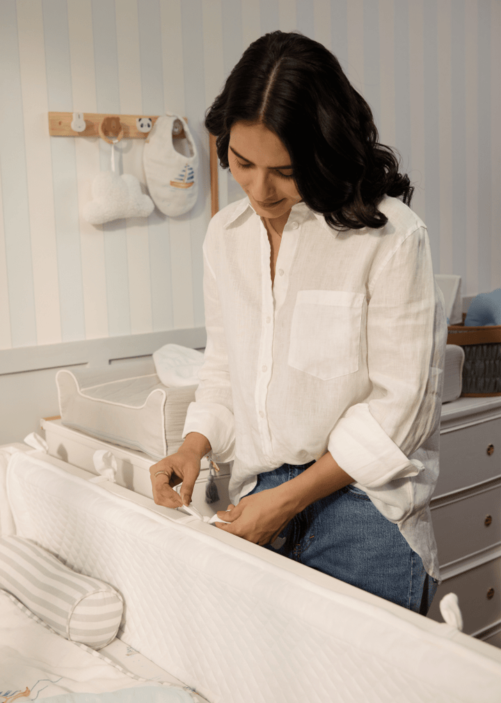 Riviera Complete Cot Bedding Set with Bumper - Baby Jalebi