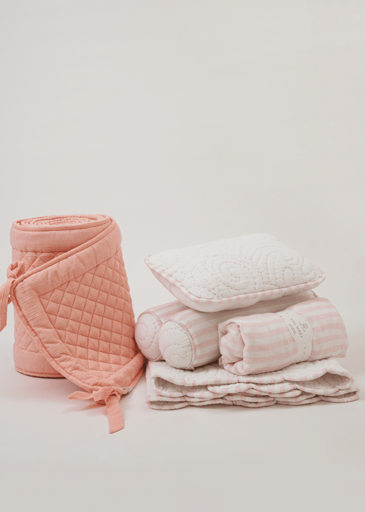 Samsara Complete Cot Bedding Set with Bumper - Baby Jalebi