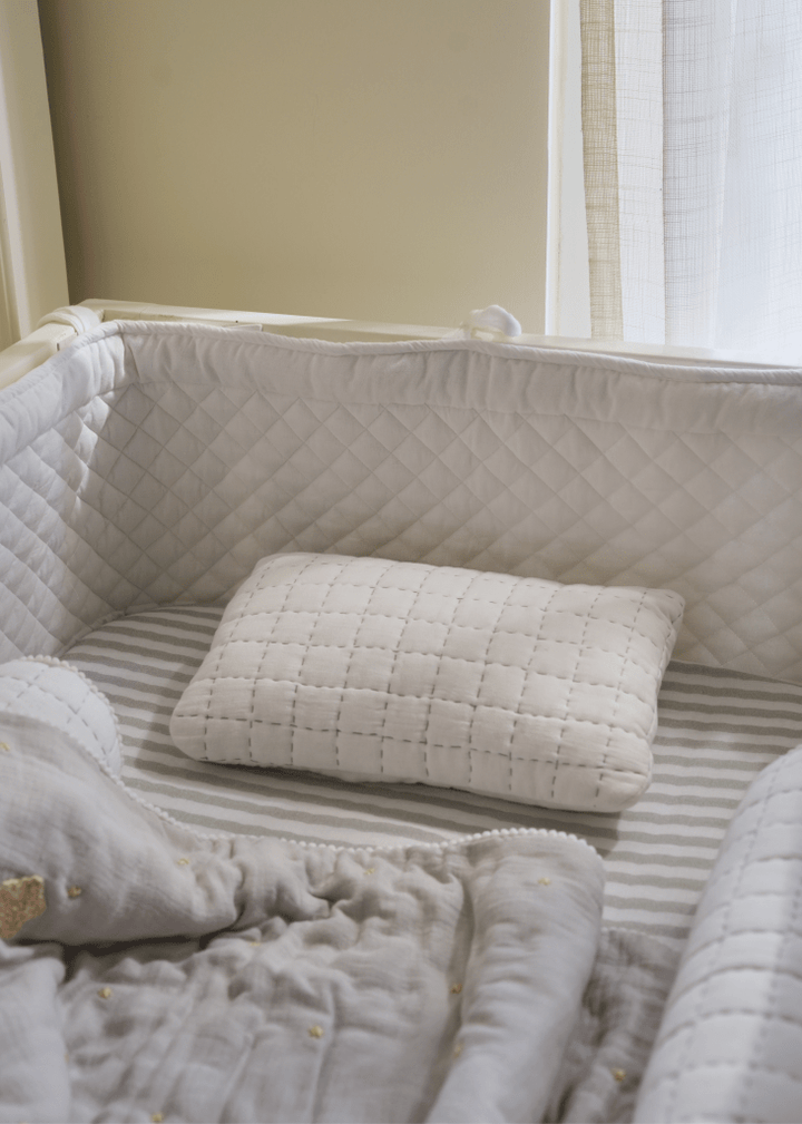 Starry Night Baby Complete Cot Bedding Set with Bumper - Baby Jalebi
