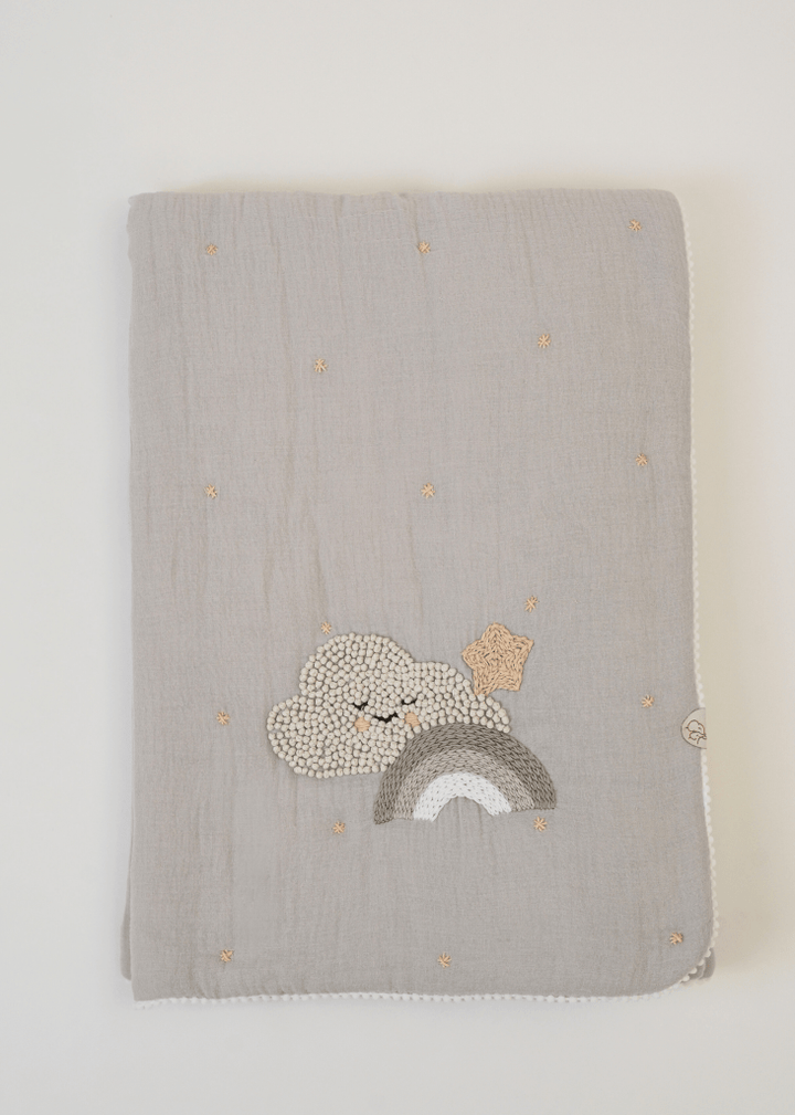 Starry Night Baby Cot Bedding Set - Baby Jalebi