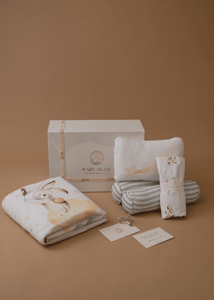 Up in the Clouds Cot Bedding Set - Baby Jalebi