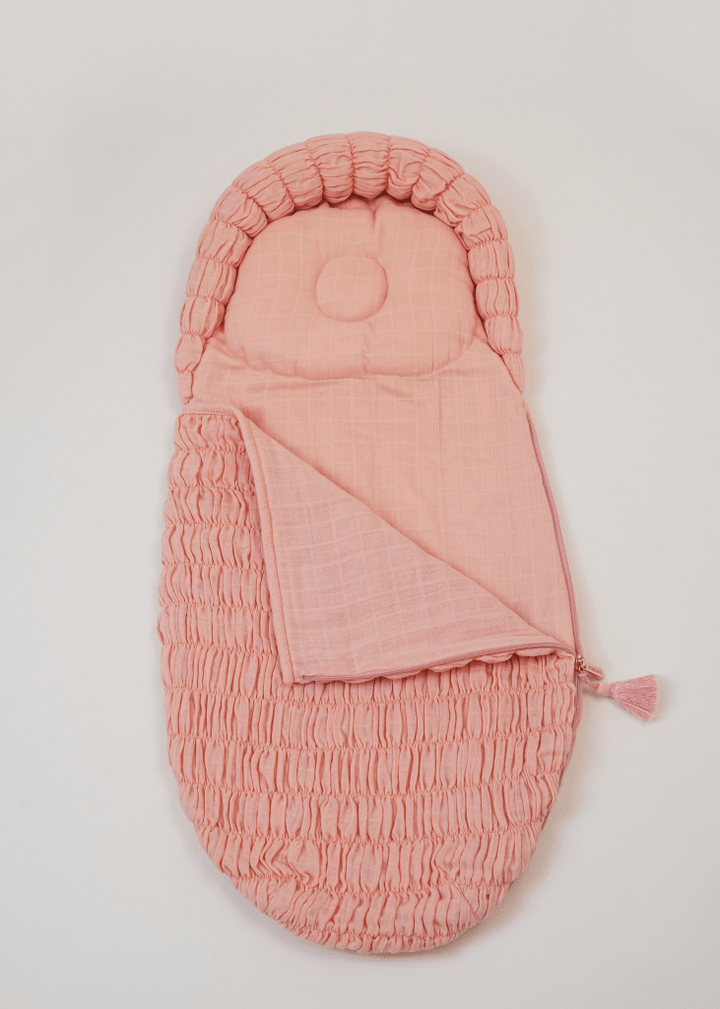 The Crescent Sleeping Bag Pink - Baby Jalebi