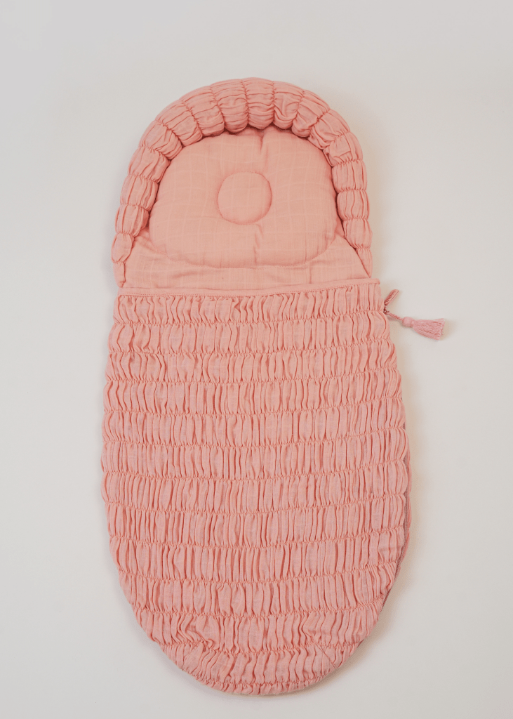 The Crescent Sleeping Bag Pink - Baby Jalebi