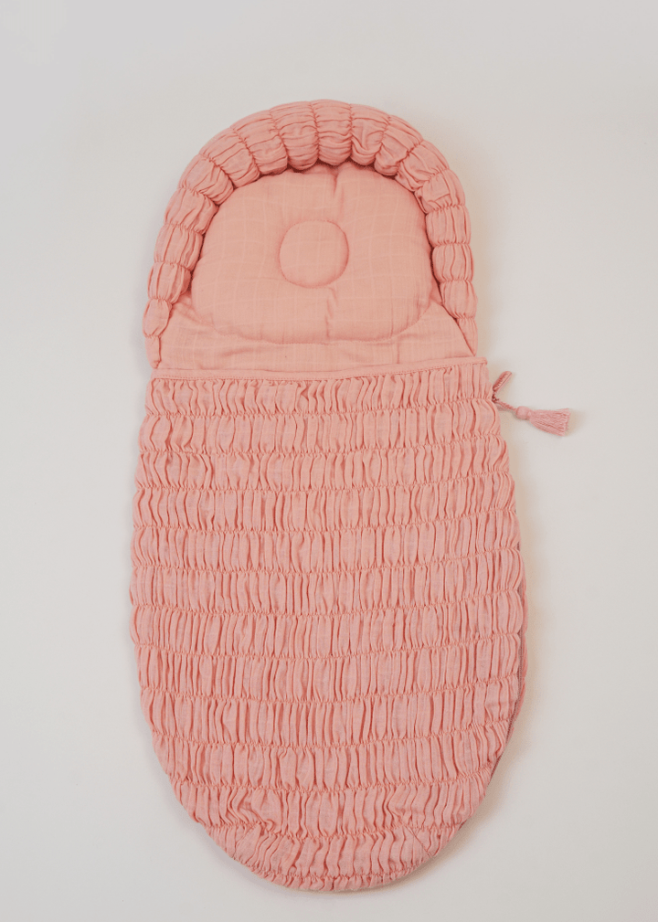 The Crescent Sleeping Bag Pink - Baby Jalebi