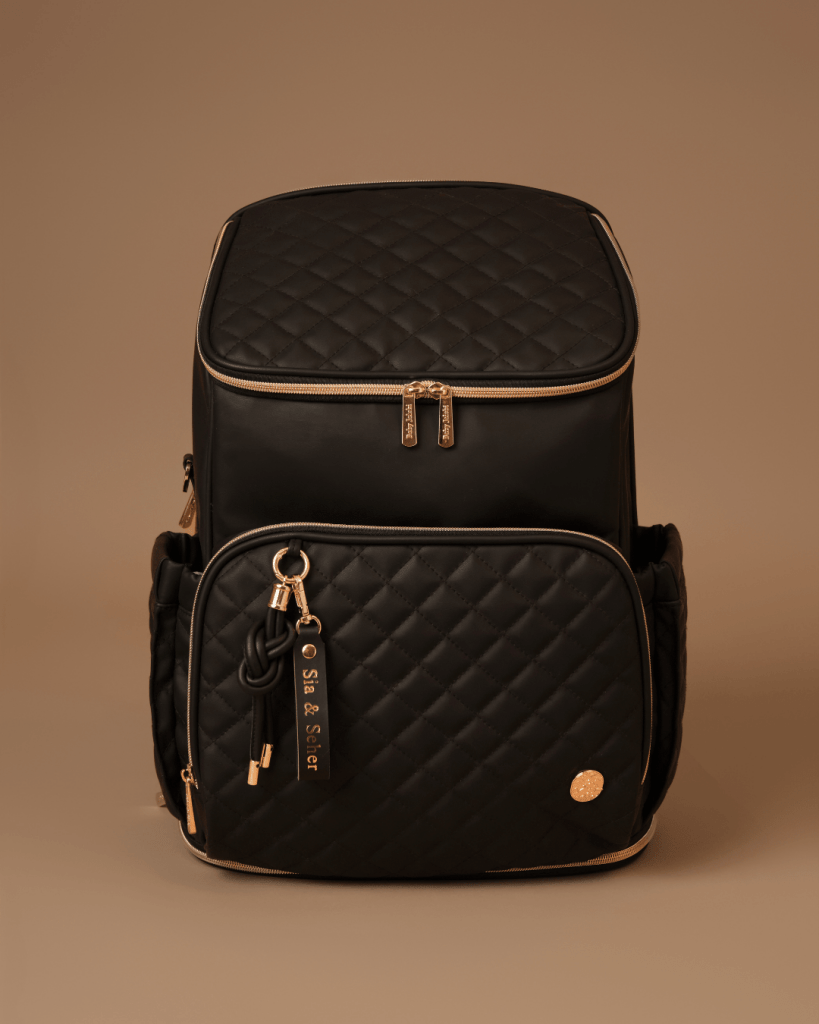 The Super Trooper Luxe Diaper Bag Black - Main Image