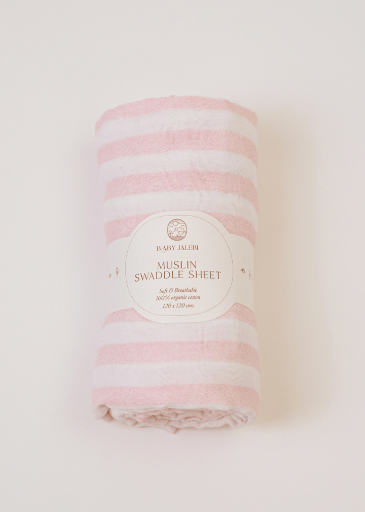 Ballerina Bear Organic Muslin Swaddle Set of 2 - Baby Jalebi