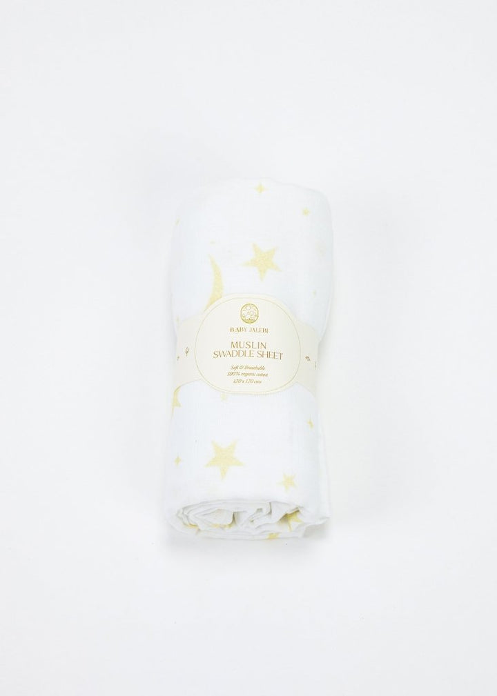 Luna Organic Muslin Swaddle Set of 2 - Baby Jalebi