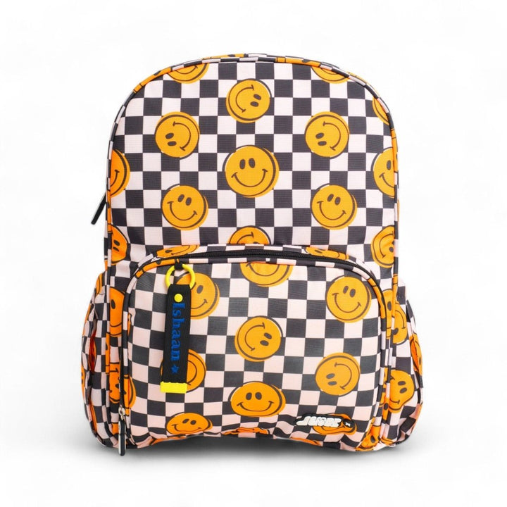 Happy Face Large Backpack - Baby Jalebi