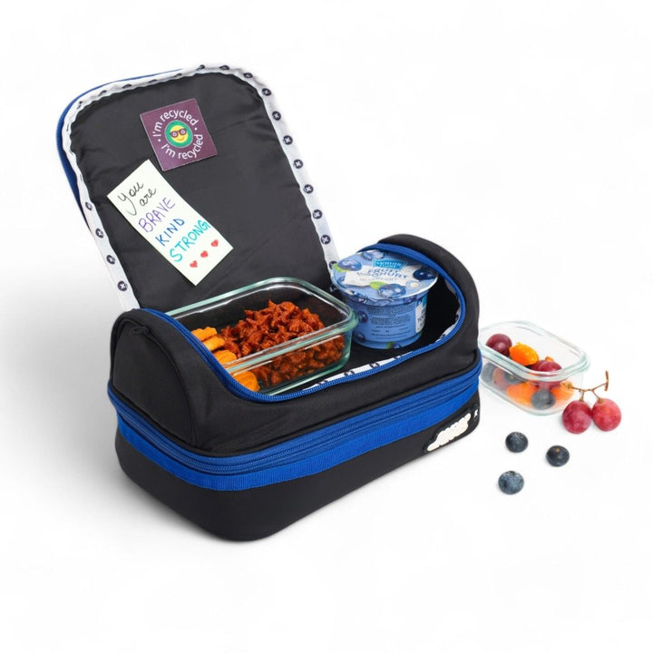 Moji Lunch Bag - Black - Baby Jalebi