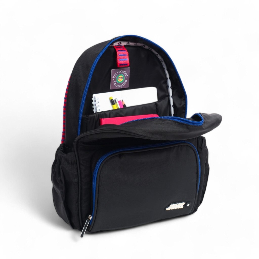 Moji Medium Backpack - Black - Baby Jalebi