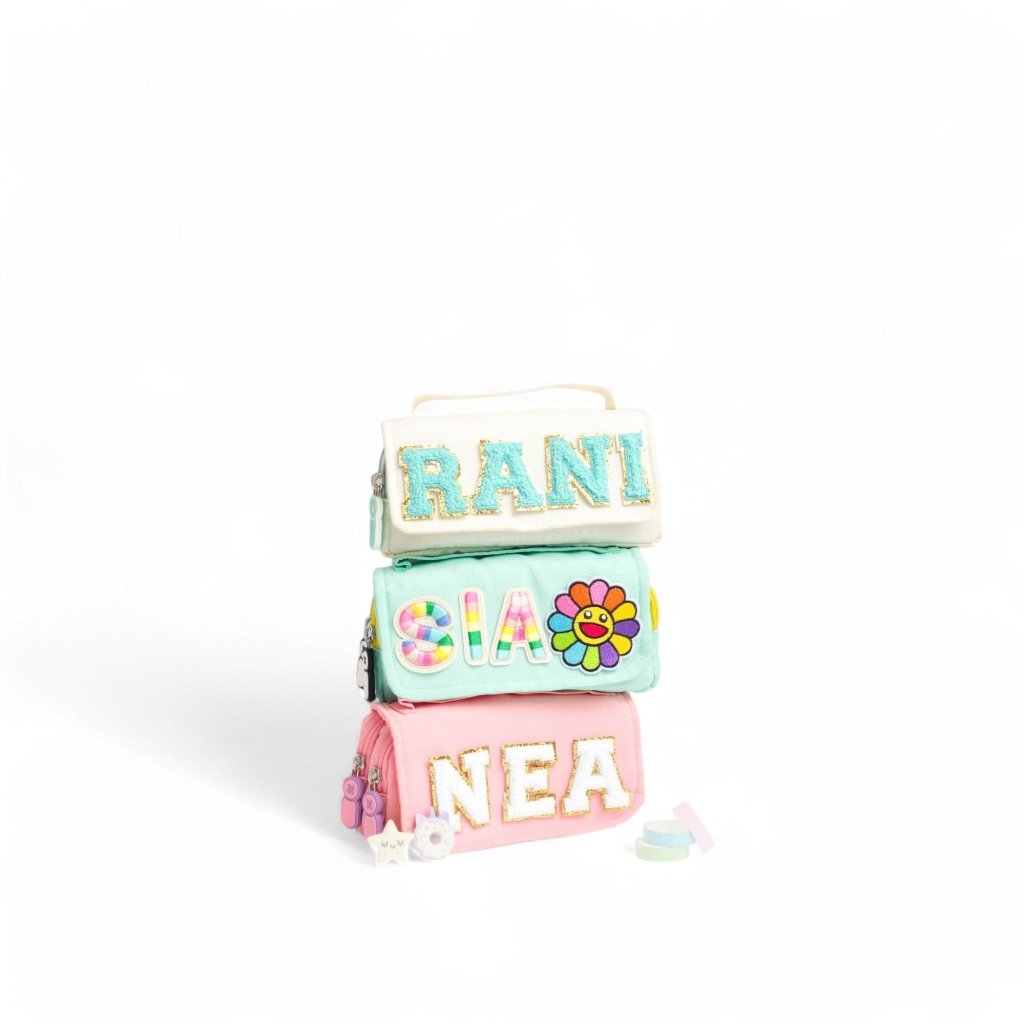 Moji Pencil Case (Mint) - Baby Jalebi