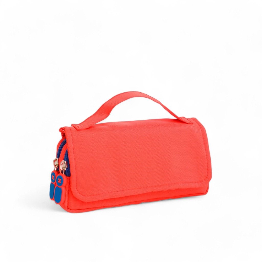 Moji Pencil Case (Red) - Baby Jalebi