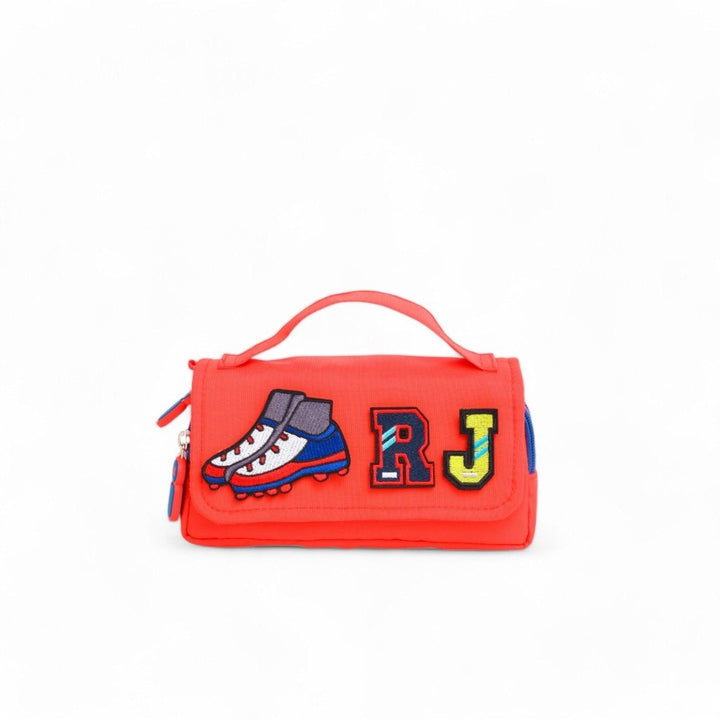 Moji Pencil Case (Red) - Baby Jalebi