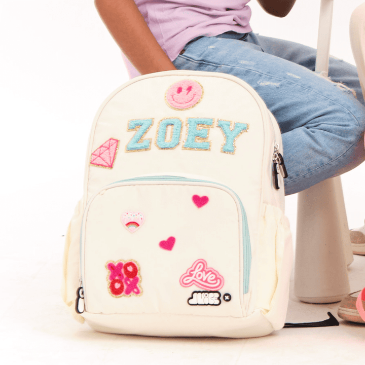 Moji Small Backpack - Cream - Baby Jalebi