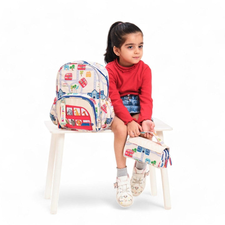Wheel on the Bus Small backpack - Baby Jalebi