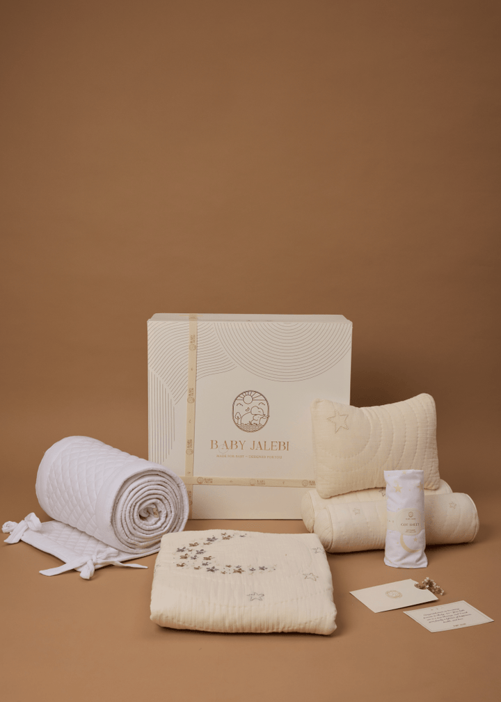 Luna Cot Bedding Set with Bumper - Baby Jalebi