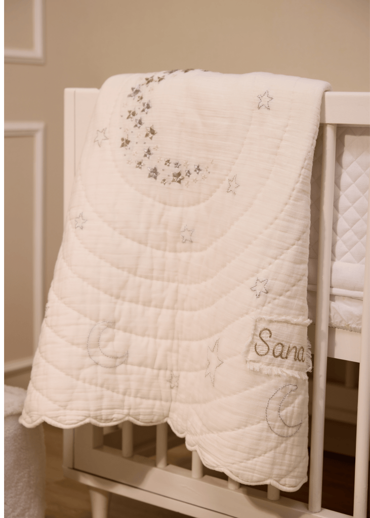 Luna Cot Bedding Set with Bumper - Baby Jalebi