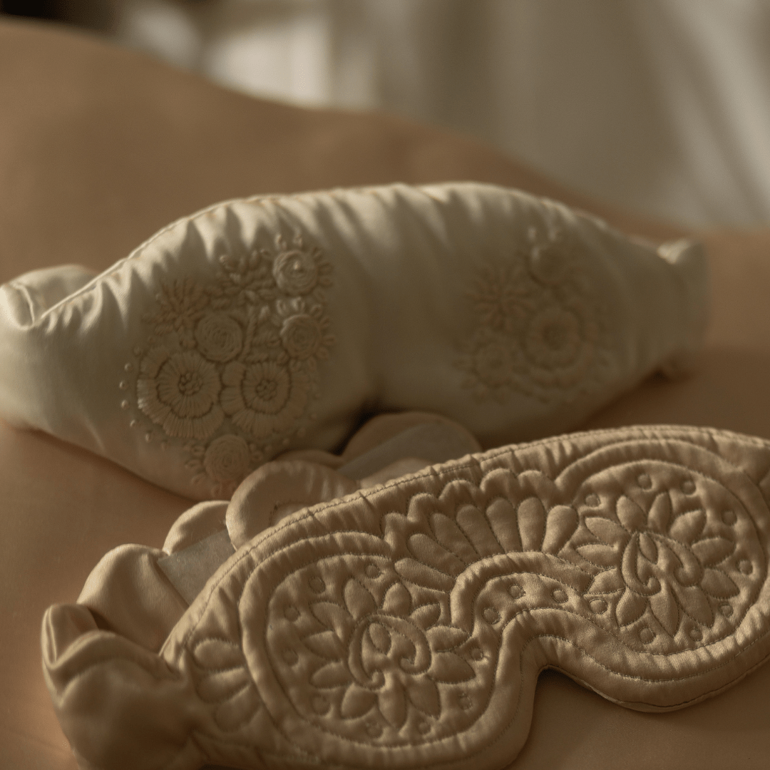 Gaia Silk Eye Masks - Baby Jalebi