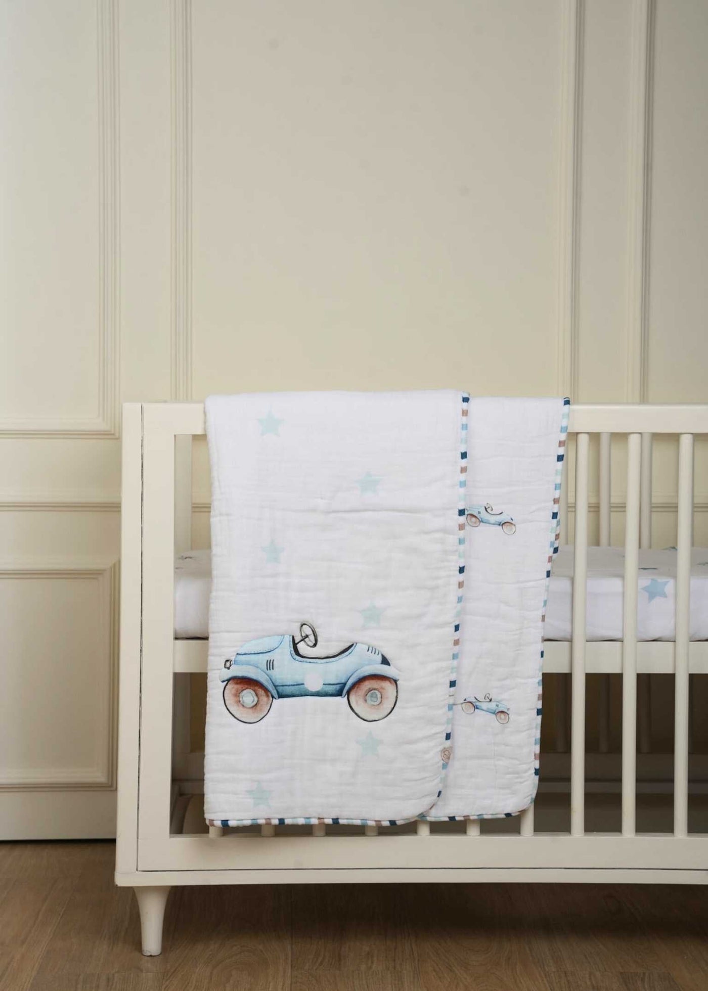 Roadster Complete Cot Bedding Set with Bumper