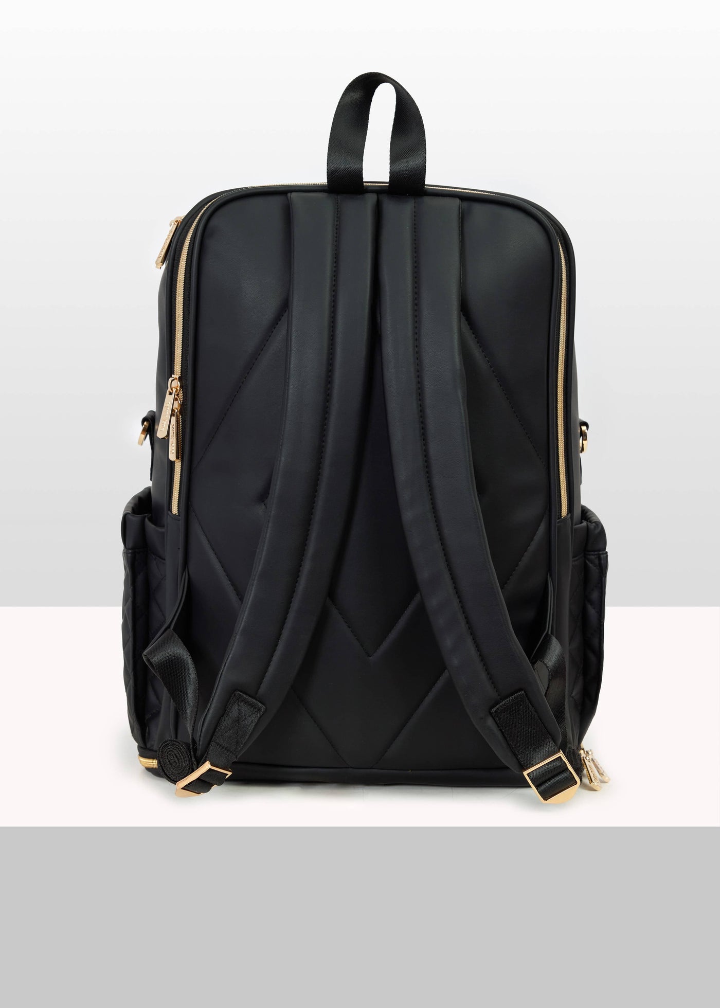 The Super Trooper Luxe Diaper Bag - Midnight Black