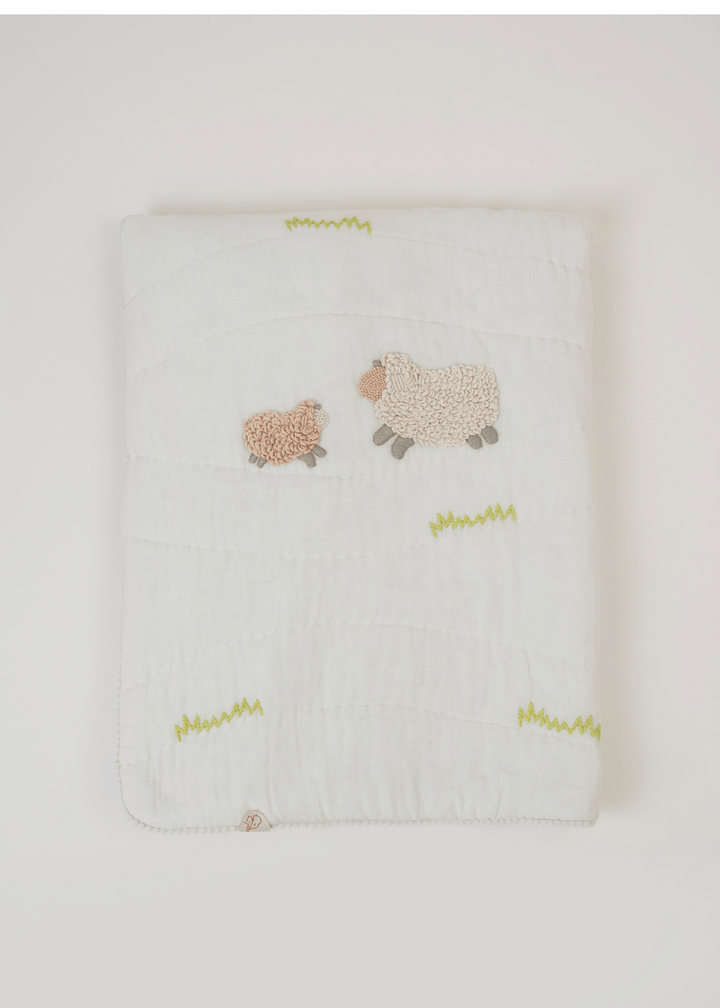 Couting Sheep Blanket & Pillow Gift Box