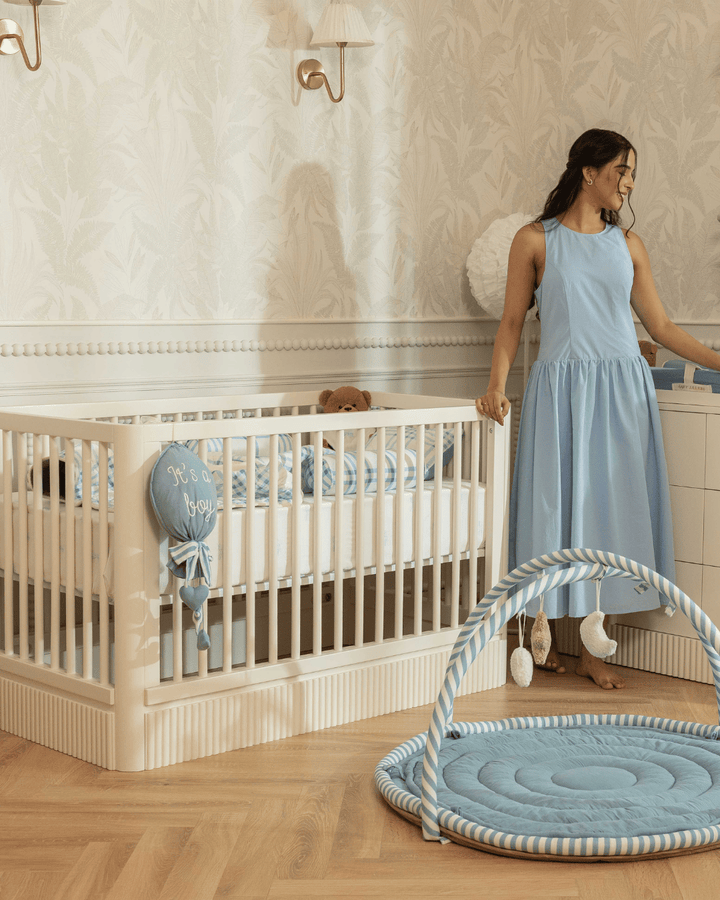 Baby Jalebi The Arcadia Crib - White