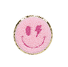 PATCHES ICONS PINK SMILEY