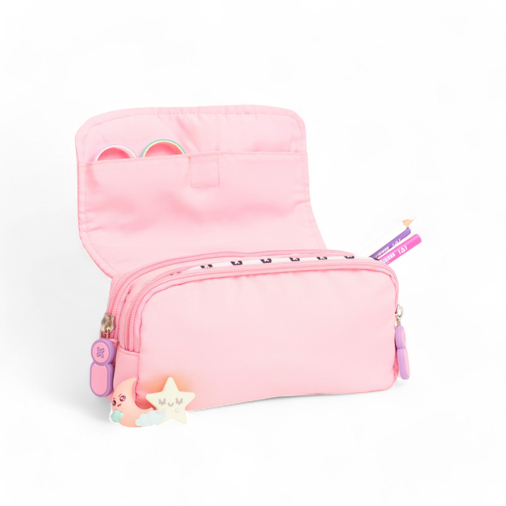 Moji Pencil Case (Pink)