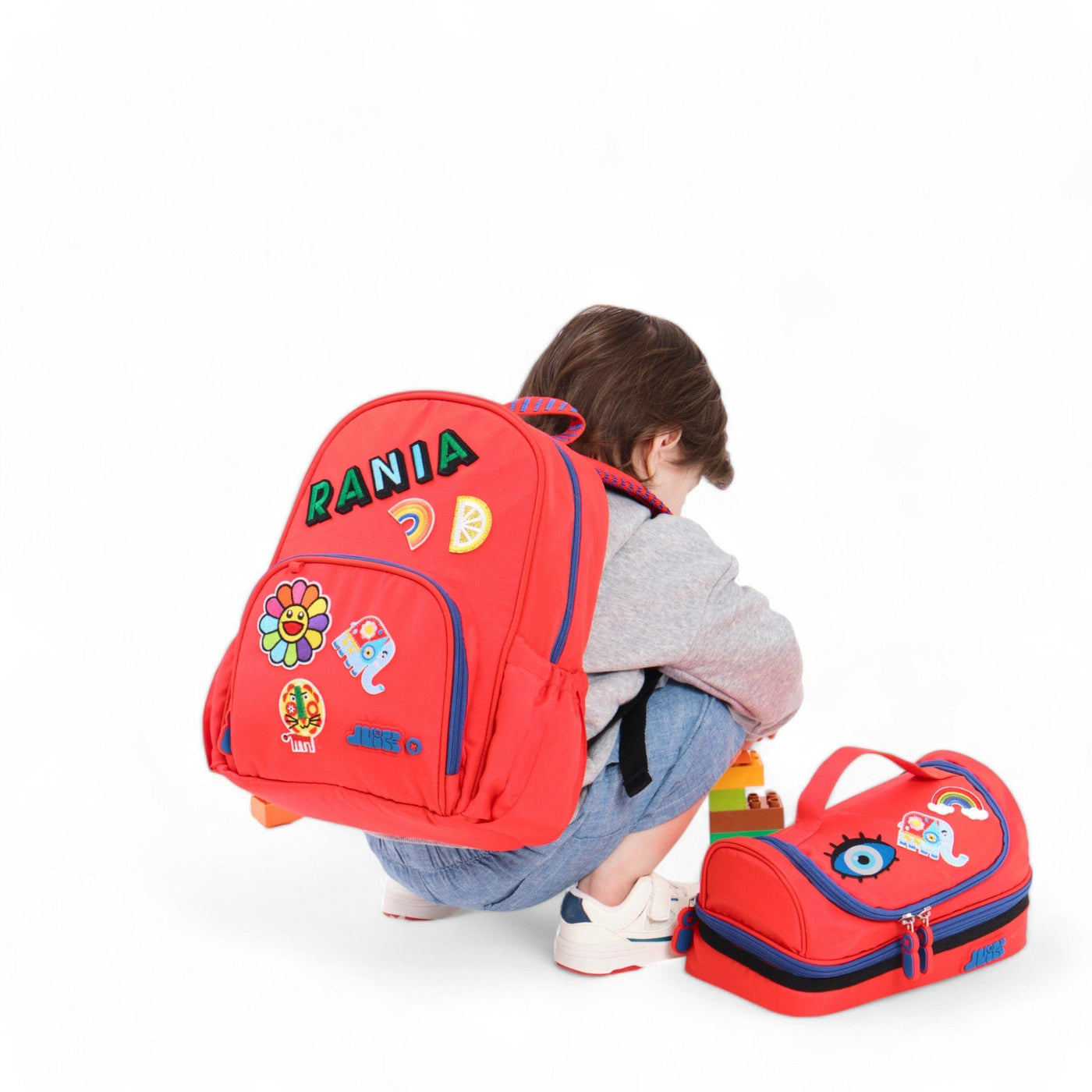 Moji Small Backpack - Fire Red