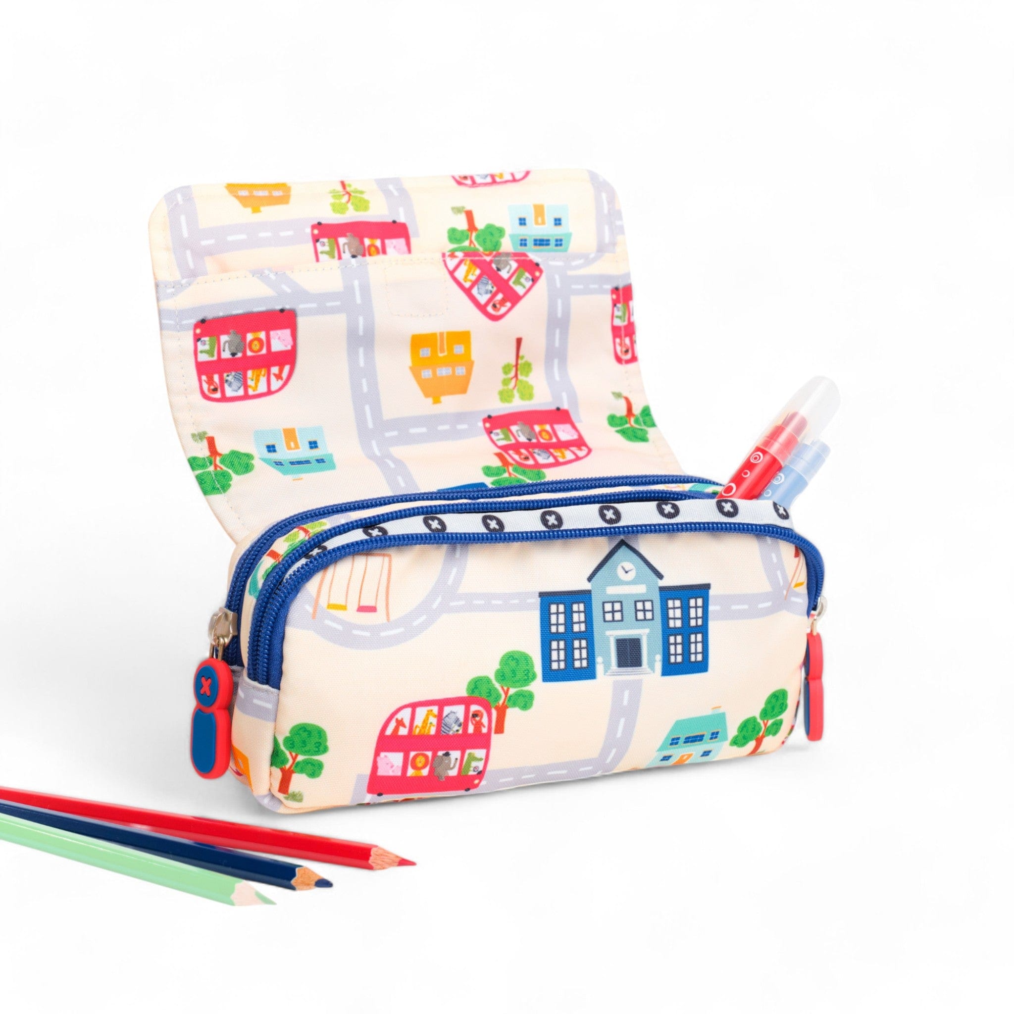 Wheel on the Bus Pencil Case