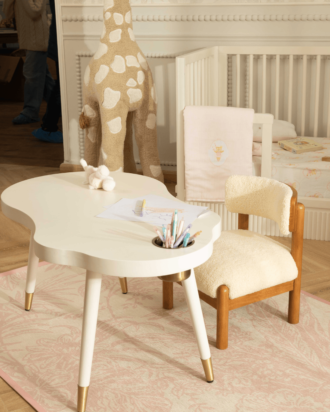 Baby Jalebi Baby & Toddler Oasis Forever Play Complete - Bassinet + Grow with me Set - Milk