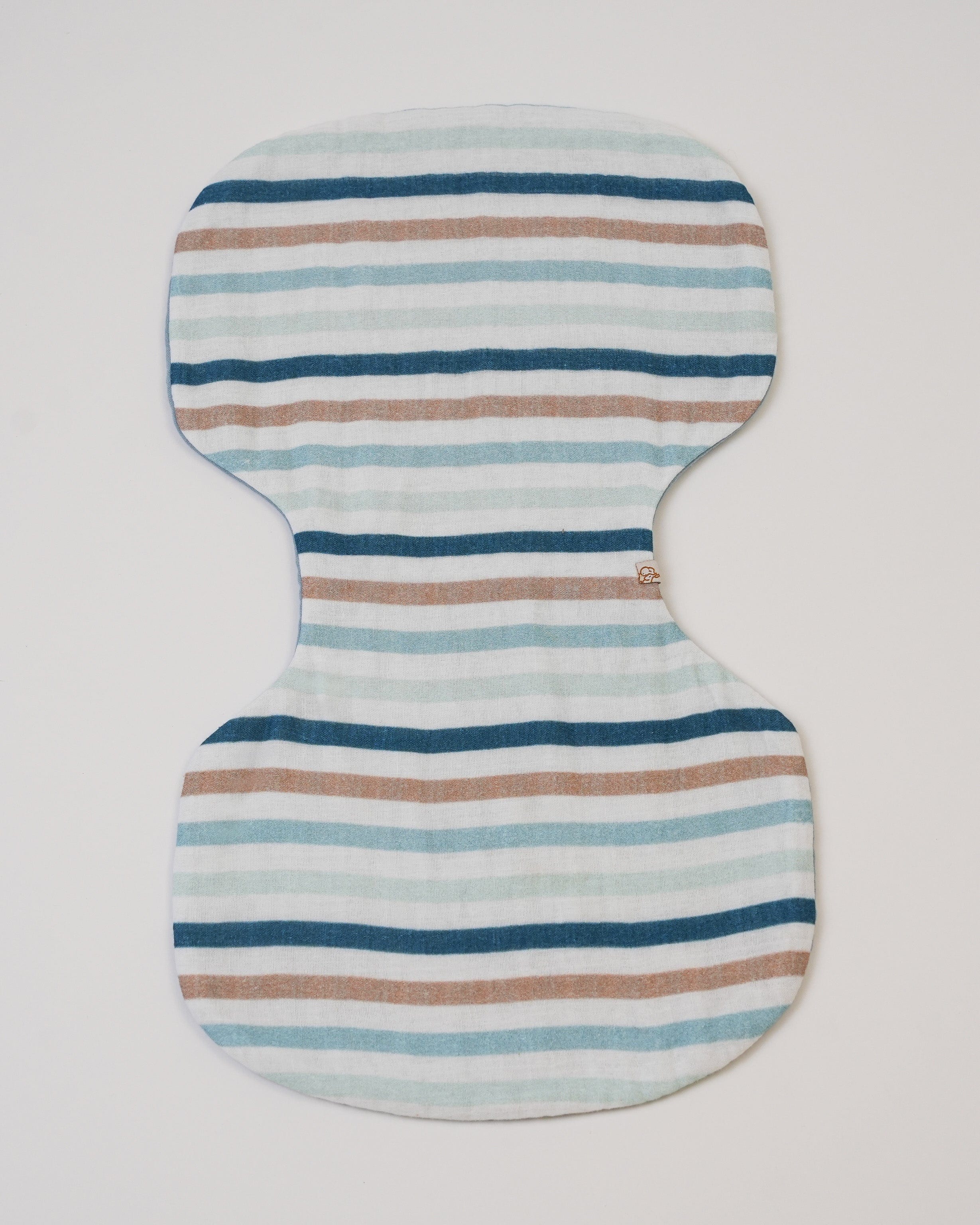 Baby Jalebi Baby & Toddler Set of 3 Burp Cloths Roadster + grey + Stripes