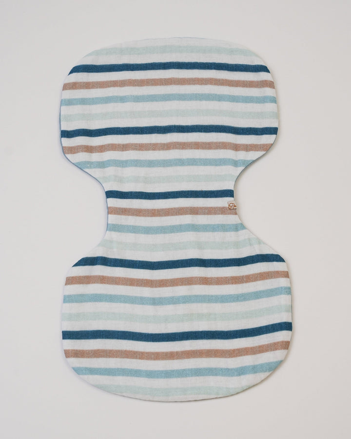 Baby Jalebi Baby & Toddler Set of 3 Burp Cloths Roadster + grey + Stripes
