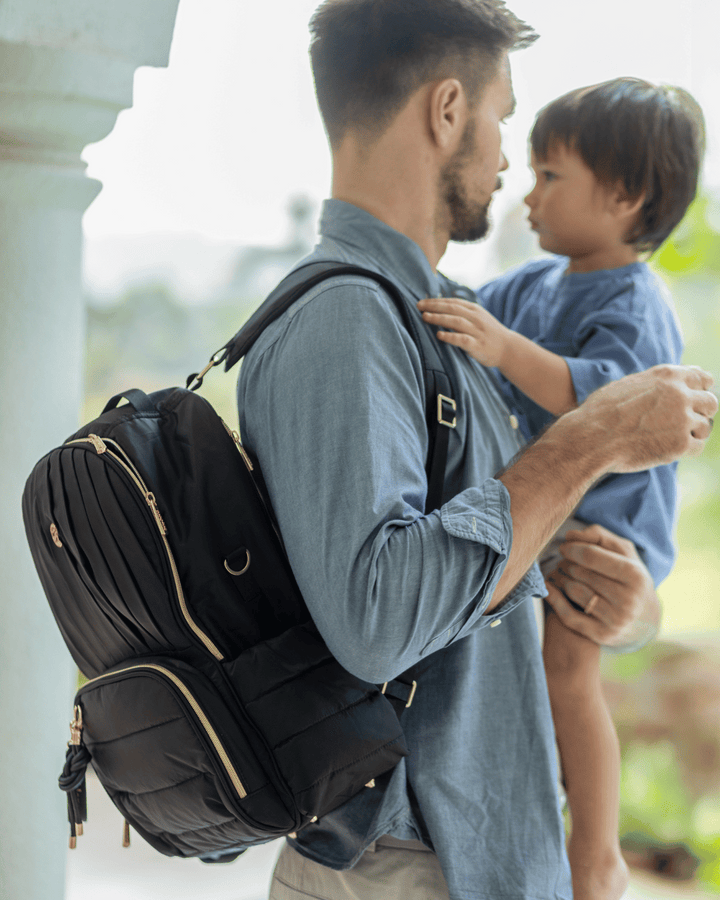 Baby Jalebi Baby & Toddler The Coast Diaper Bag - Black