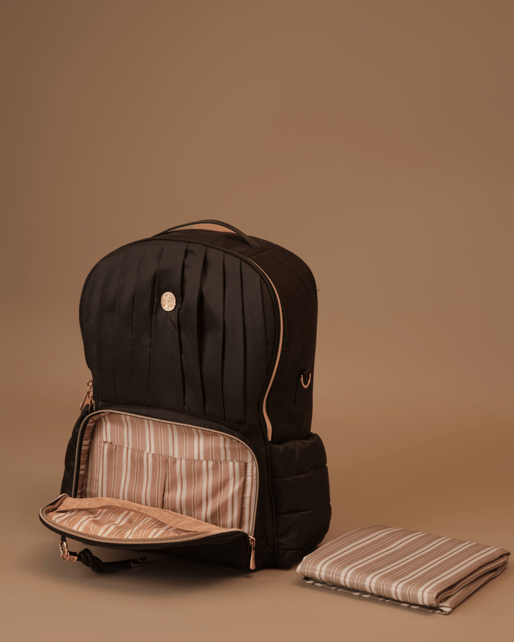 Baby Jalebi Baby & Toddler The Coast Diaper Bag - Black