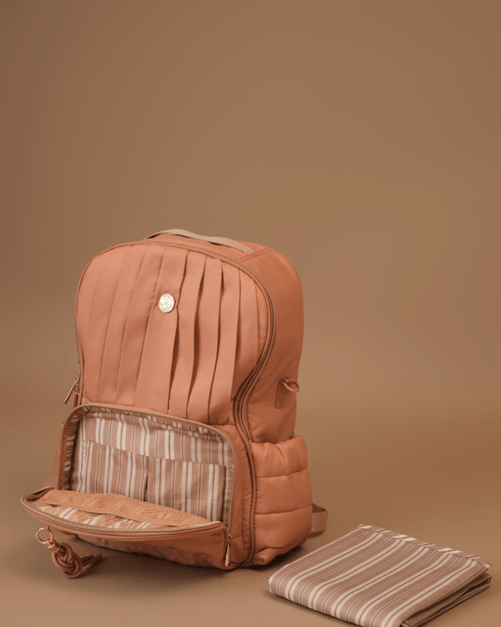 Baby Jalebi Baby & Toddler The Coast Diaper Bag - Dusty Rose