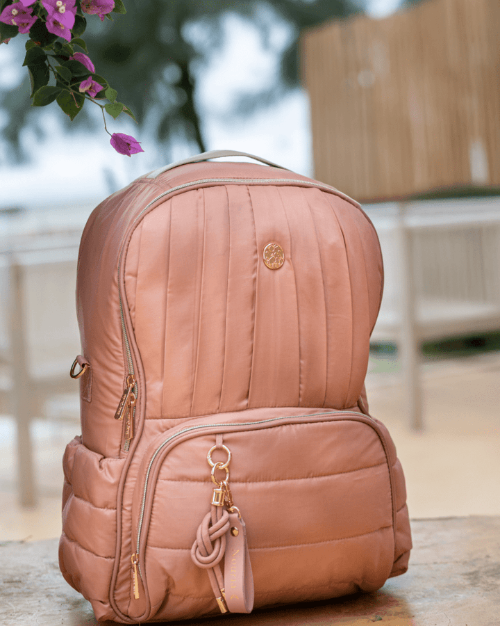 Baby Jalebi Baby & Toddler The Coast Diaper Bag - Dusty Rose