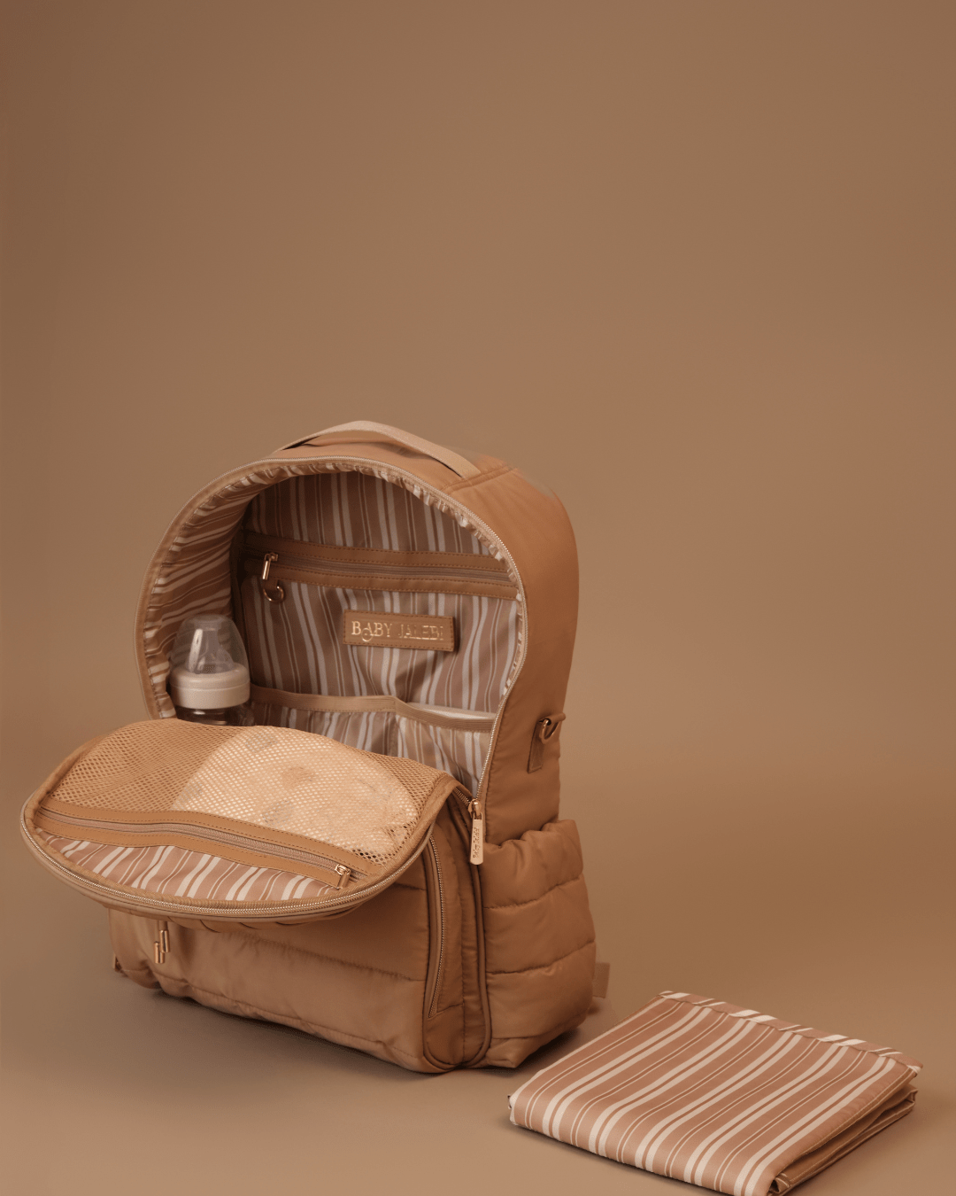 Baby Jalebi Baby & Toddler The Coast Diaper Bag - Mocha