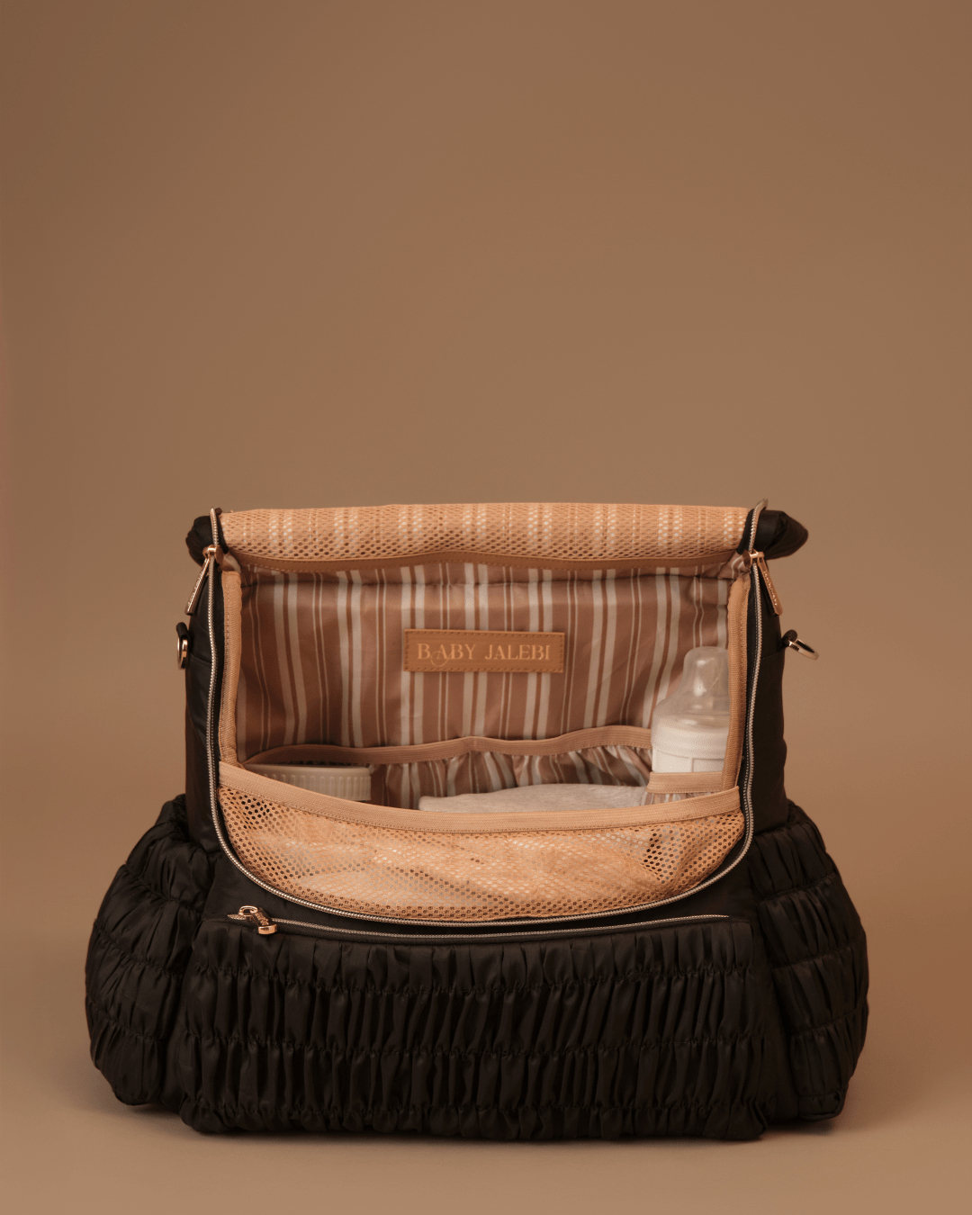 Baby Jalebi Baby & Toddler The Dune Diaper Bag - Black