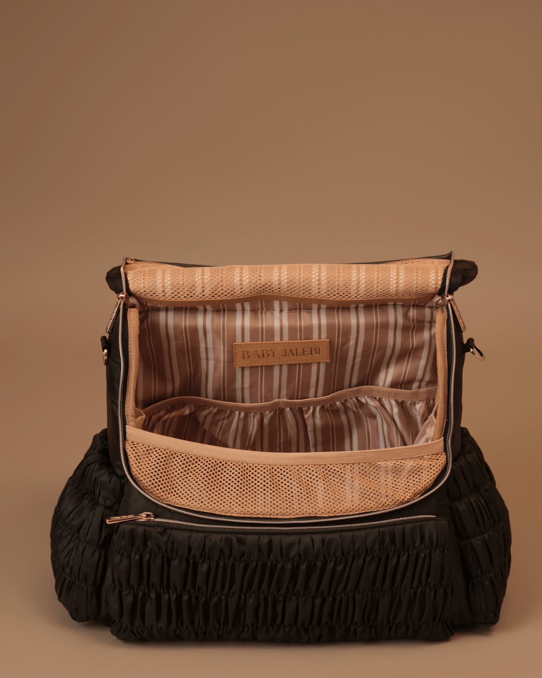 Baby Jalebi Baby & Toddler The Dune Diaper Bag - Black