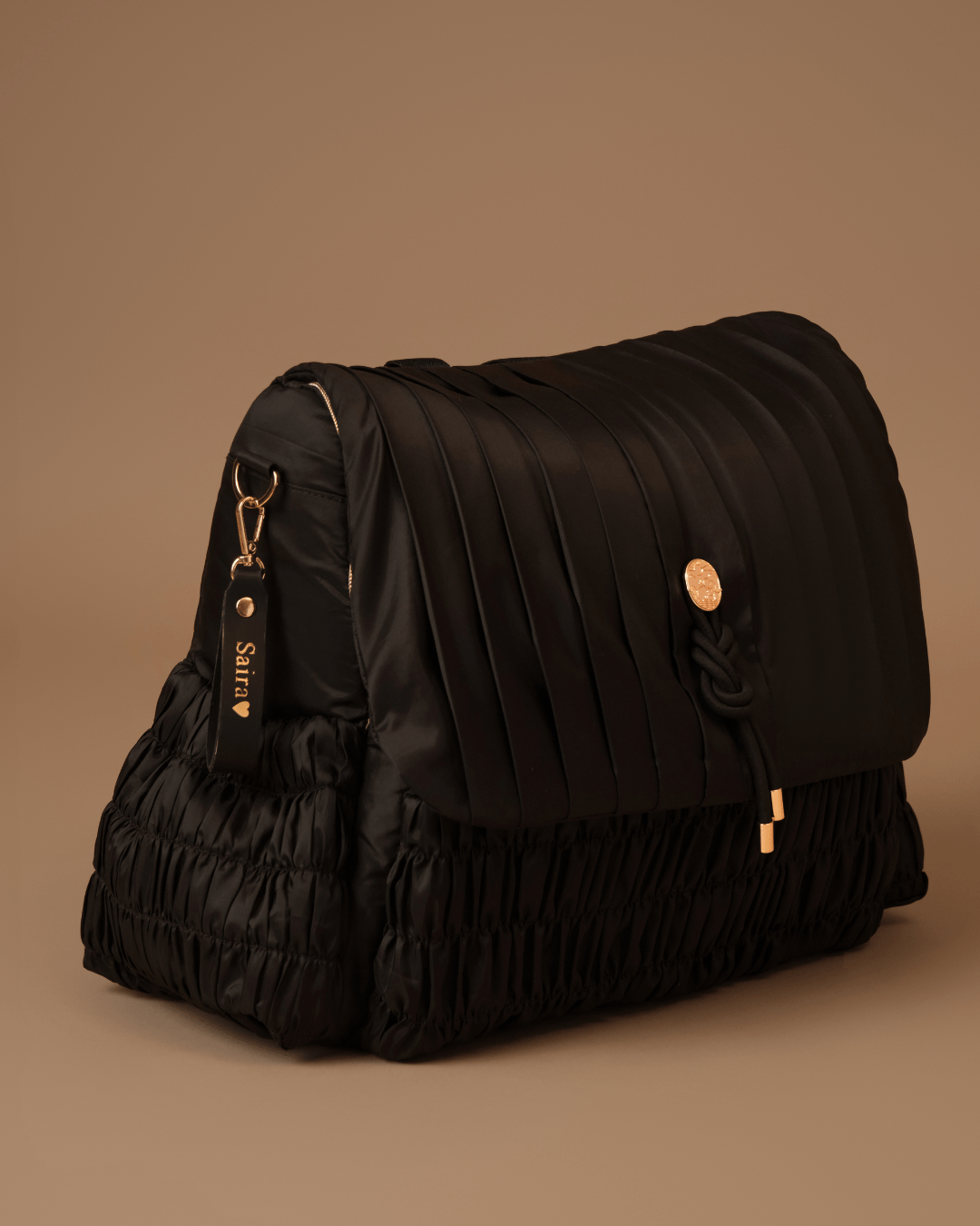 Baby Jalebi Baby & Toddler The Dune Diaper Bag - Black