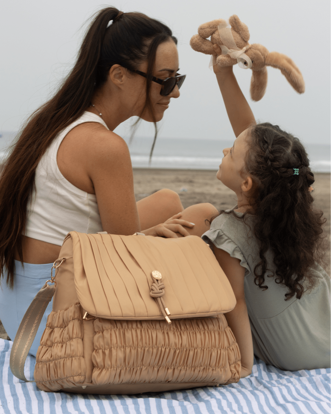 Baby Jalebi Baby & Toddler The Dune Diaper Bag - Caramel