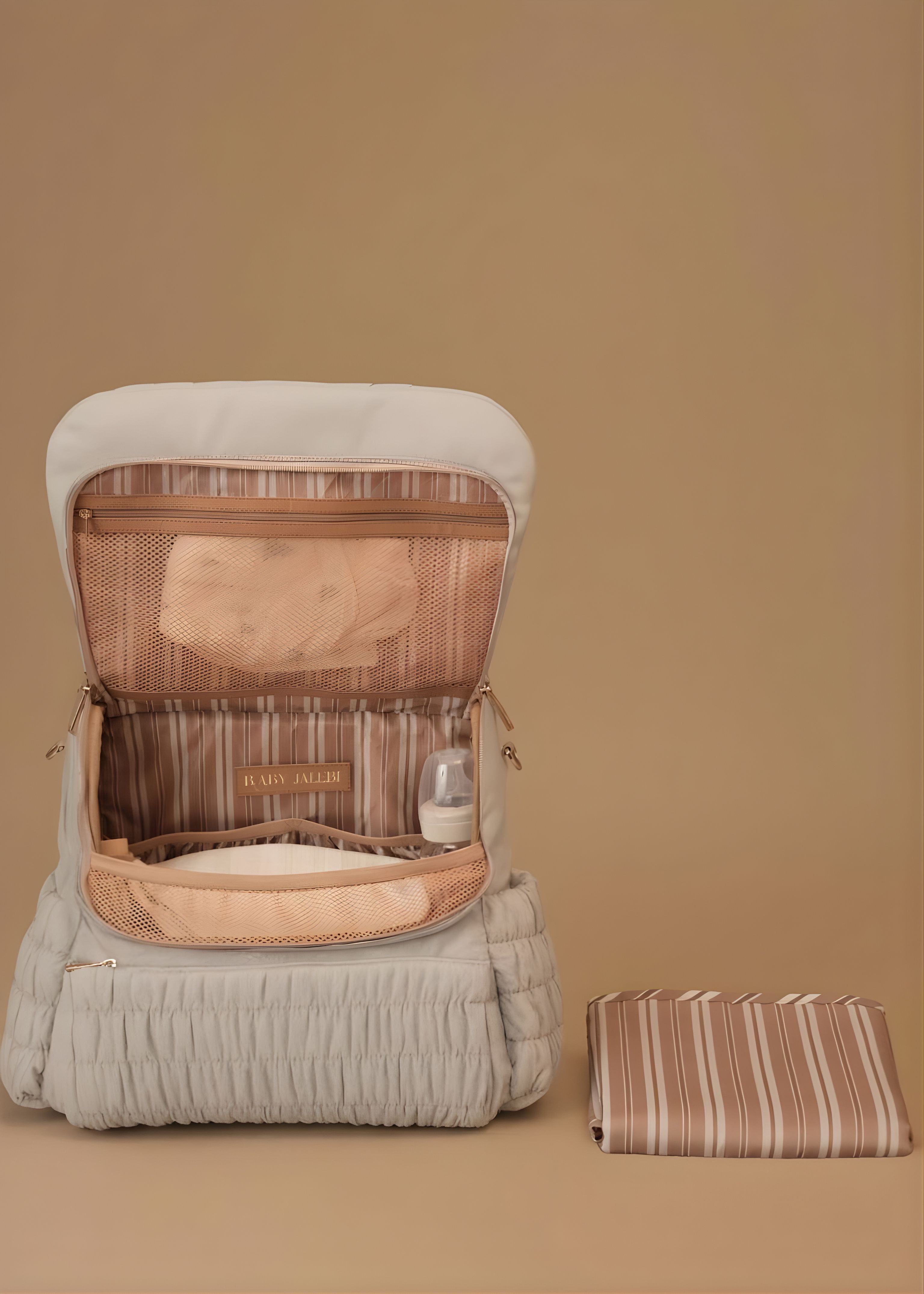 Baby Jalebi Baby & Toddler The Dune Diaper Bag - Silver Moon