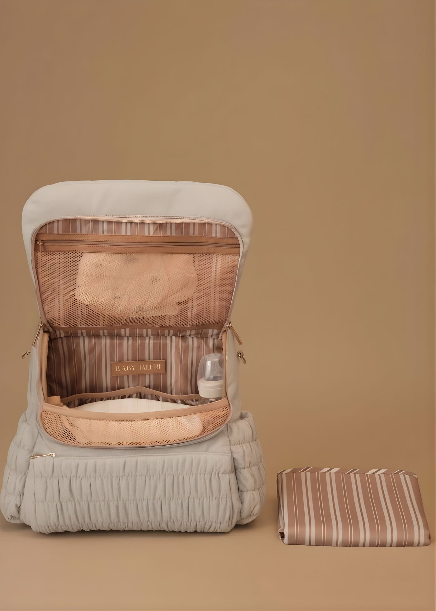 Baby Jalebi Baby & Toddler The Dune Diaper Bag - Silver Moon