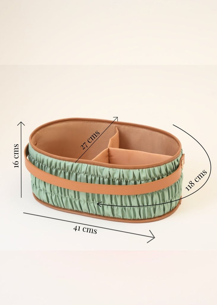 The Dune Diaper Caddy - Mint - Baby Jalebi