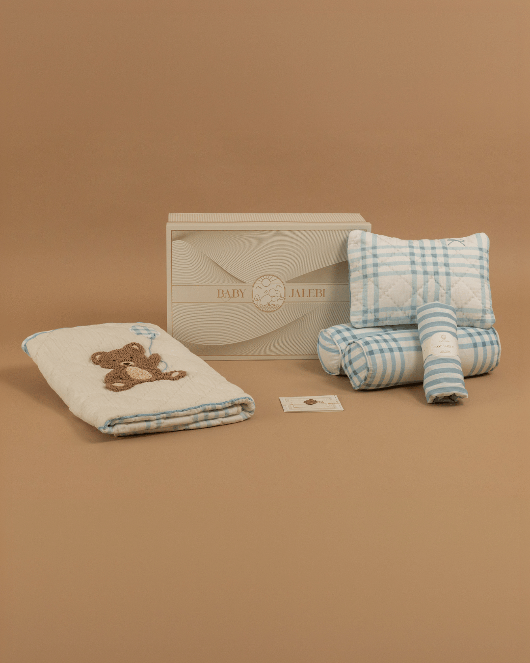 Baby Jalebi Bernie the Bear Cot Bedding Set